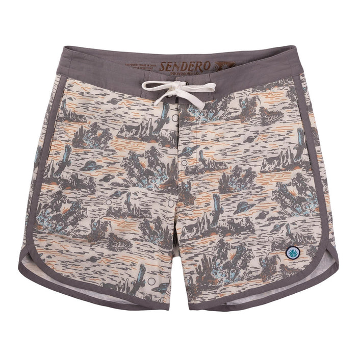 Sendero Provisions Co Men's Desert Abduction Point Bar Board Shorts