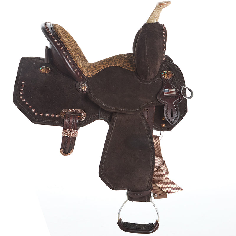 Circle Y Saddlery Josey Mitchell Lightweight Lightspeed 12 Inch Barrel Saddle
