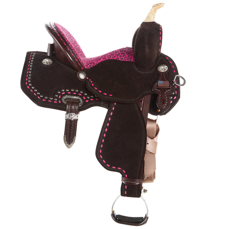 Circle Y Saddlery Martha Josey Lightweight Lightspeed 13 Inch Wide Tree Barrel Racing Saddle