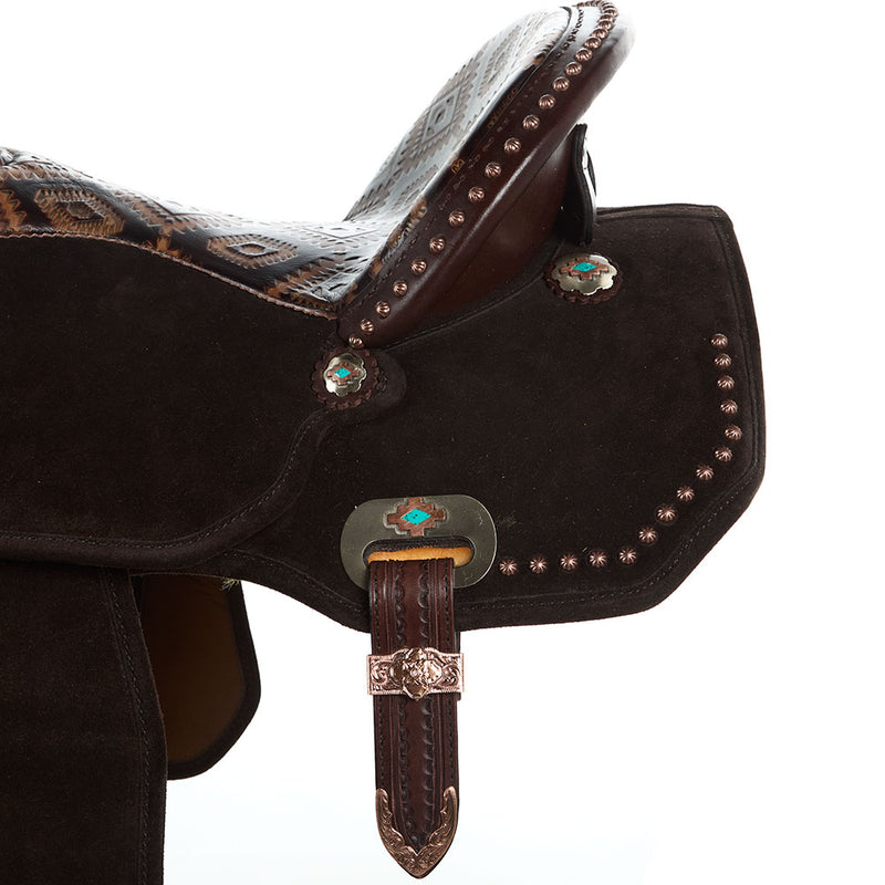 Circle Y Saddlery Martha Josey Lightweight Lightspeed 15 Inch Barrel Racing Saddle