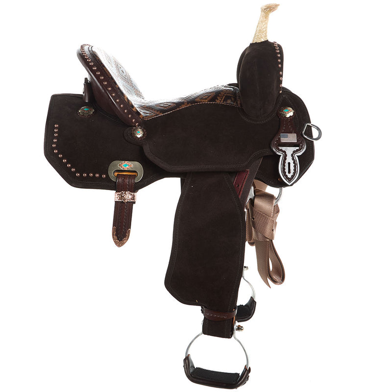 Circle Y Saddlery Martha Josey Lightweight Lightspeed 15 Inch Barrel Racing Saddle