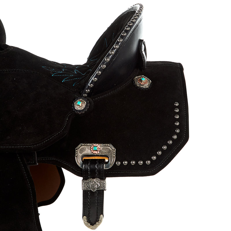 Circle Y Saddlery Martha Josey Lightweight Lightspeed 13.5 Inch Barrel Racing Saddle