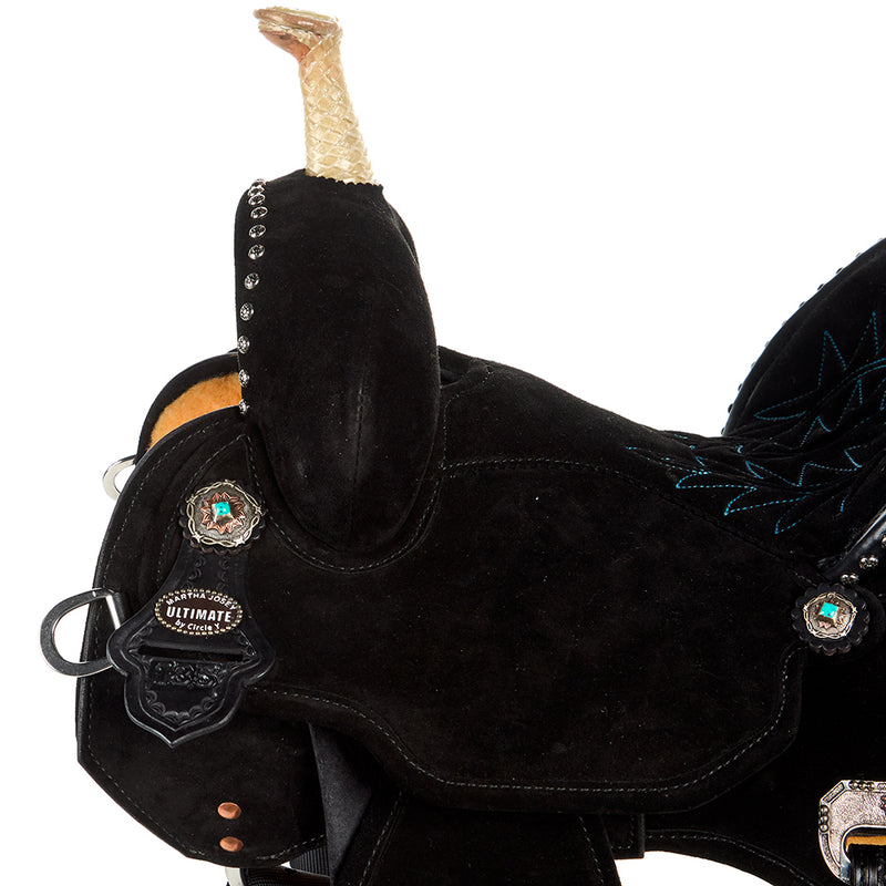Circle Y Saddlery Martha Josey Lightweight Lightspeed 13.5 Inch Barrel Racing Saddle