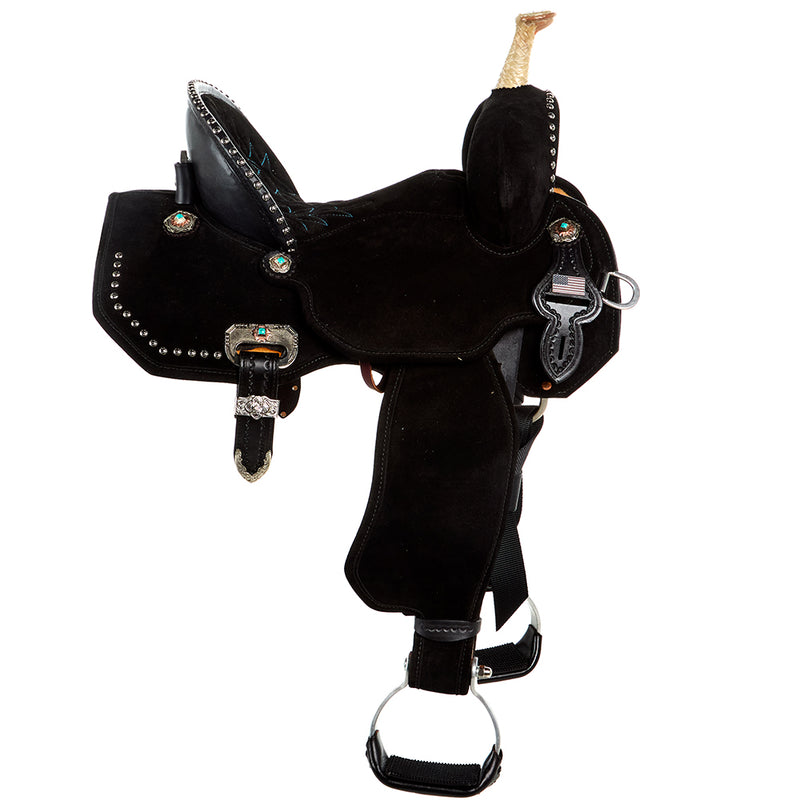 Circle Y Saddlery Martha Josey Lightweight Lightspeed 13.5 Inch Barrel Racing Saddle