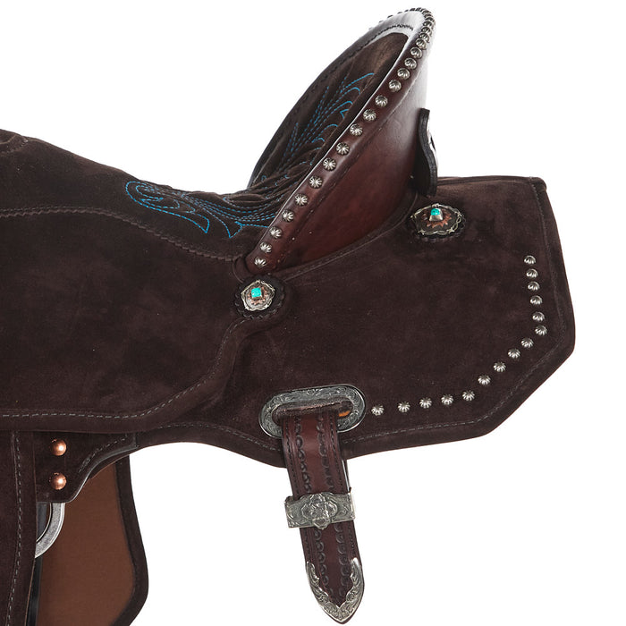 Circle Y Saddlery Josey Mitchell Lightweight Light Speed 14 inch Barrel Saddle