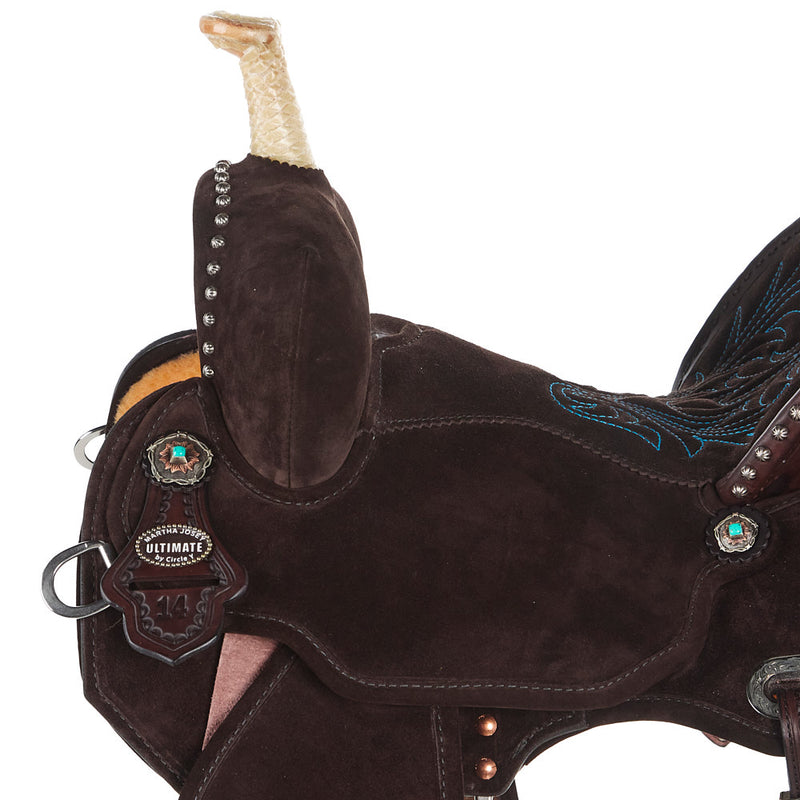 Circle Y Saddlery Josey Mitchell Lightweight Light Speed 14 inch Barrel Saddle