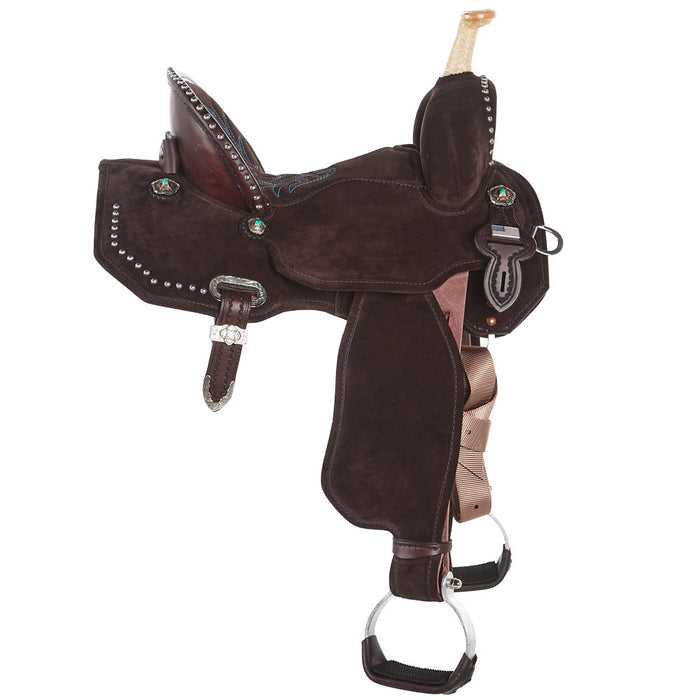 Circle Y Saddlery Josey Mitchell Lightweight Light Speed 14 inch Barrel Saddle
