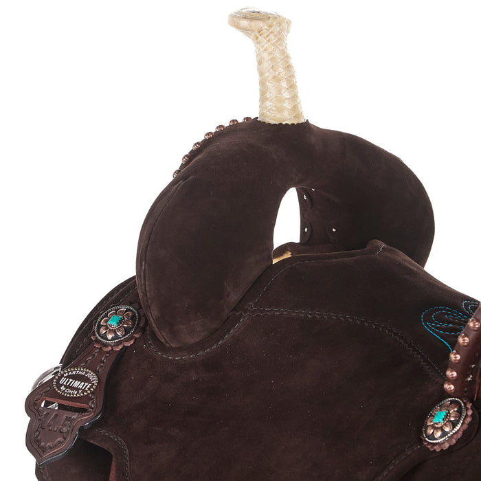 Circle Y Saddlery Josey Mitchell Lightweight Lightspeed 14.5in Wide Tree Barrel Racing Saddle