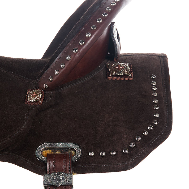 Circle Y Saddlery Josey Mitchell Lightweight Lightspeed 15 Inch Barrel Saddle