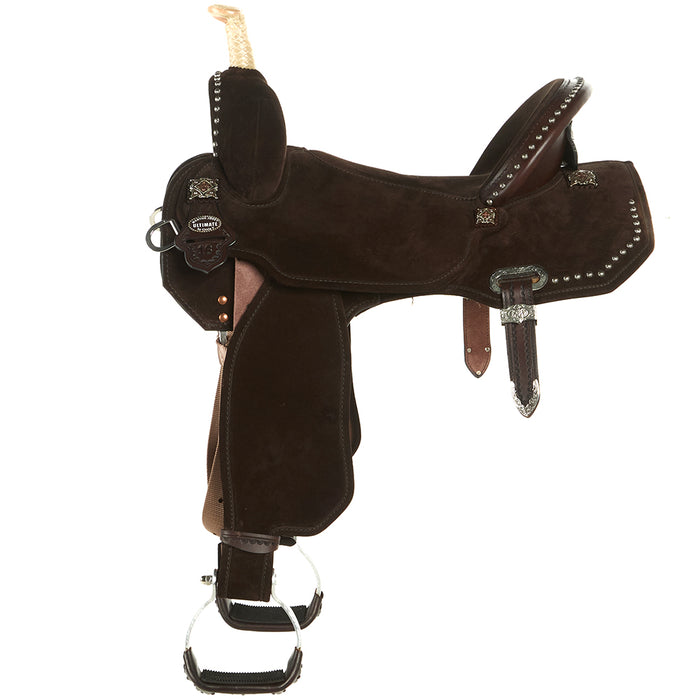 Circle Y Saddlery Josey Mitchel 16in Wide Lightweight Lightspeed Barrel Saddle