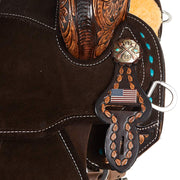 Circle Y Saddlery Martha Josey Lightweight Lightspeed 14 Inch Wide Tree Barrel Racing Saddle
