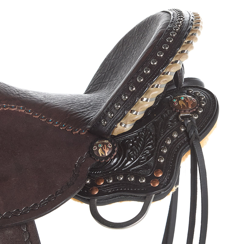 Circle Y Saddlery Martha Josey Lightning Contender 14 Inch Barrel Saddle