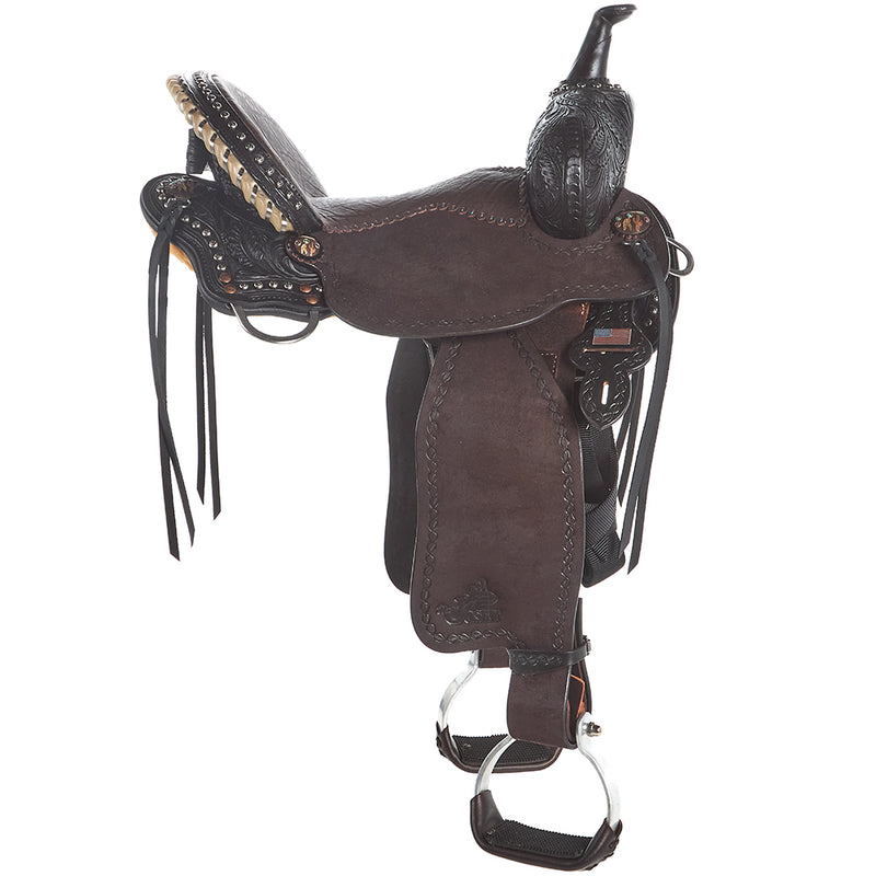Circle Y Saddlery Martha Josey Lightning Contender 14 Inch Barrel Saddle
