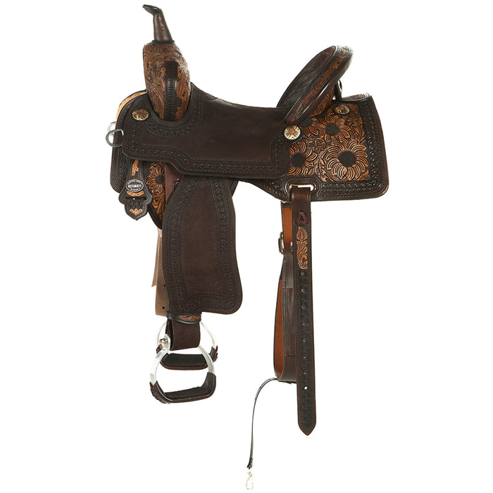 Circle Y Saddlery You are My Sunshine 14.5 Josey Barrel Saddle