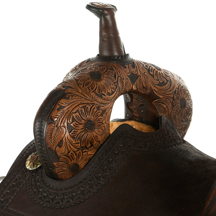 Circle Y Saddlery You are My Sunshine 14.5 Josey Barrel Saddle
