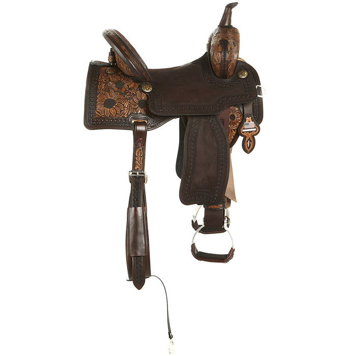 Circle Y Saddlery You are My Sunshine 14.5 Josey Barrel Saddle
