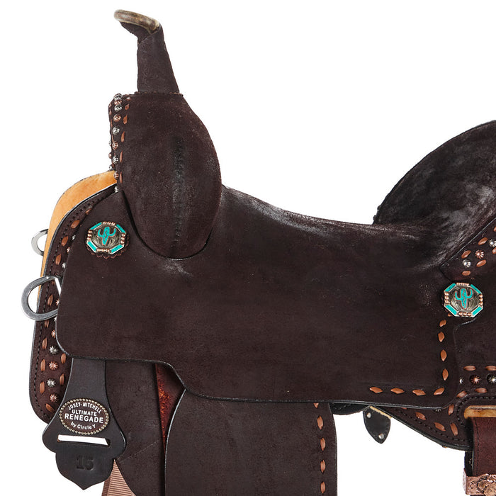 Circle Y Saddlery Josey Mitchell Renegade 15inch Regular Tree Barrel Racing Saddle