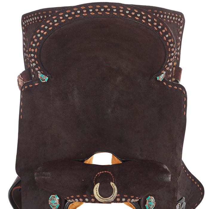Circle Y Saddlery Josey Mitchell Renegade 15inch Regular Tree Barrel Racing Saddle