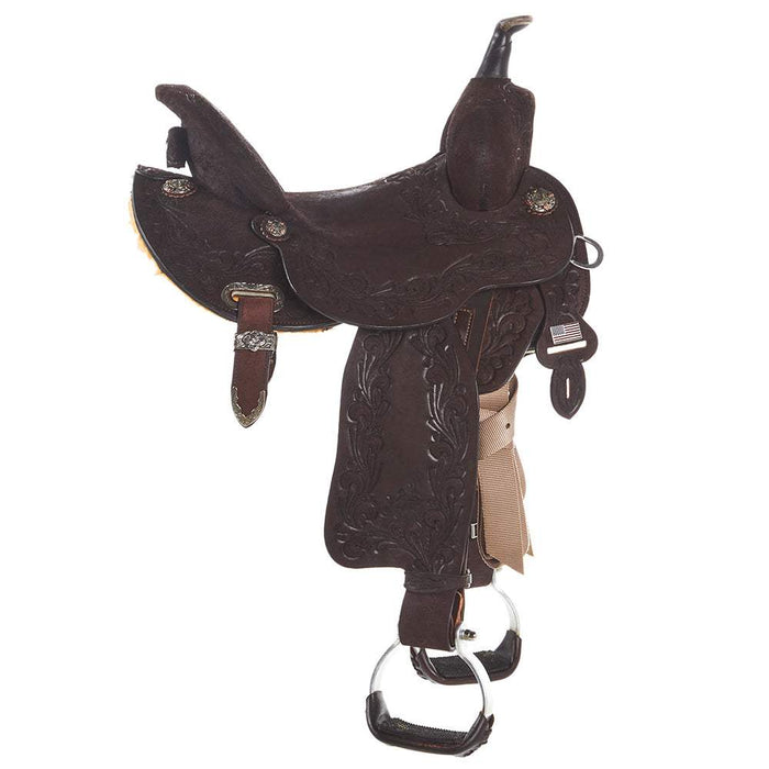 Circle Y Saddlery Josey Mitchell Renegade Racer 13 1/2 Inch Barrel Saddle