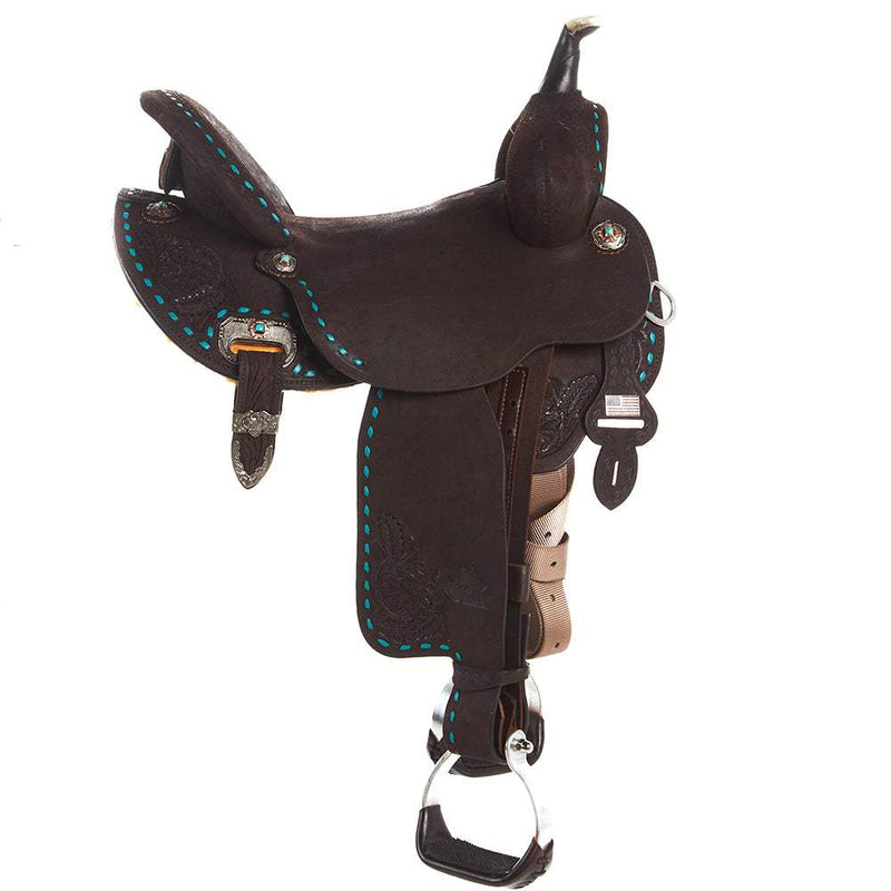 Circle Y Saddlery Martha Josey Cash Go Round 14 Inch Barrel Saddle