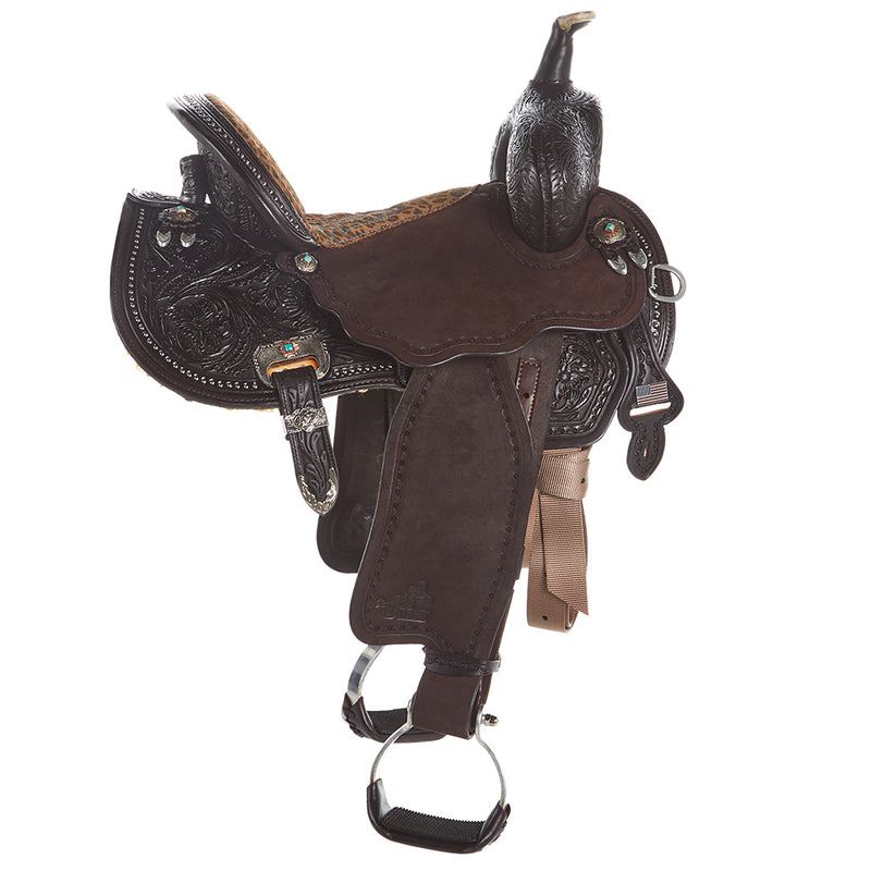 Circle Y Saddlery Martha Josey Ultimate Cash 14 Inch Regular Tree Barrel Racing Saddle