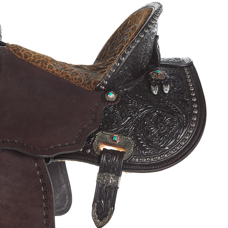 Circle Y Saddlery Martha Josey Ultimate Cash 14 1/2 Inch Barrel Racing Saddle