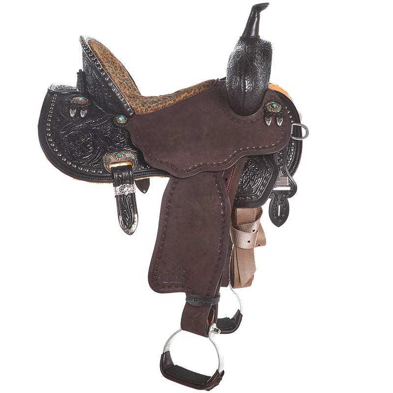 Circle Y Saddlery Martha Josey Ultimate Cash 14 1/2 Inch Barrel Racing Saddle