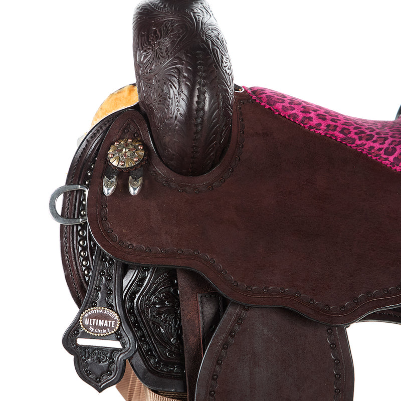 Circle Y Saddlery Martha Josey Ultimate Cash 14 1/2 Inch Barrel Racing Saddle