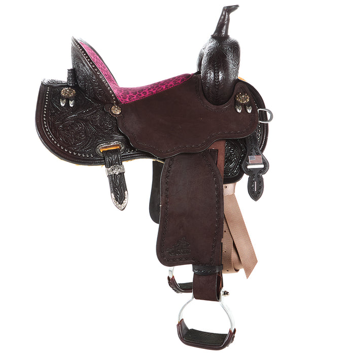 Circle Y Saddlery Martha Josey Ultimate Cash 14 1/2 Inch Barrel Racing Saddle