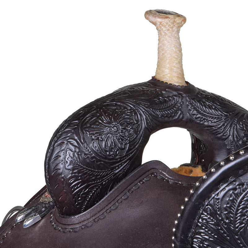 Circle Y Saddlery Ultimate Cash Chocolate 13.5in Barrel Saddle