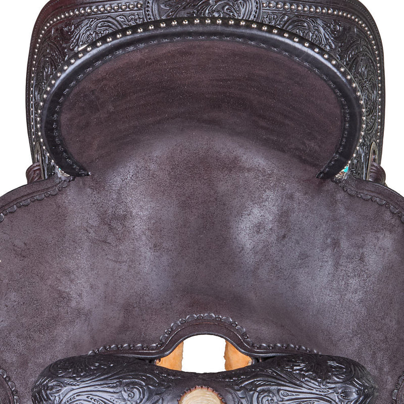 Circle Y Saddlery Ultimate Cash Chocolate 13.5in Barrel Saddle