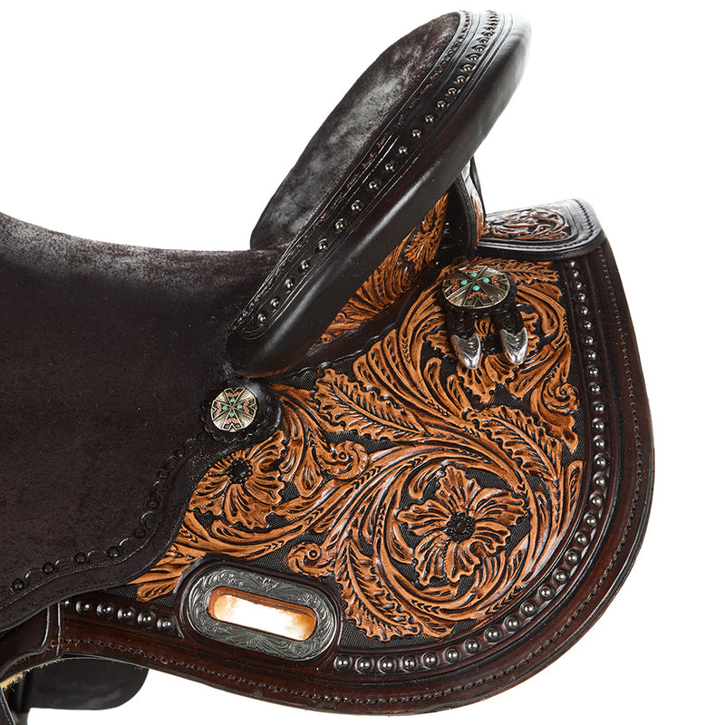 Circle Y Saddlery Martha Josey Ultimate Cash 14 Inch Regular Tree Barrel Racing Saddle