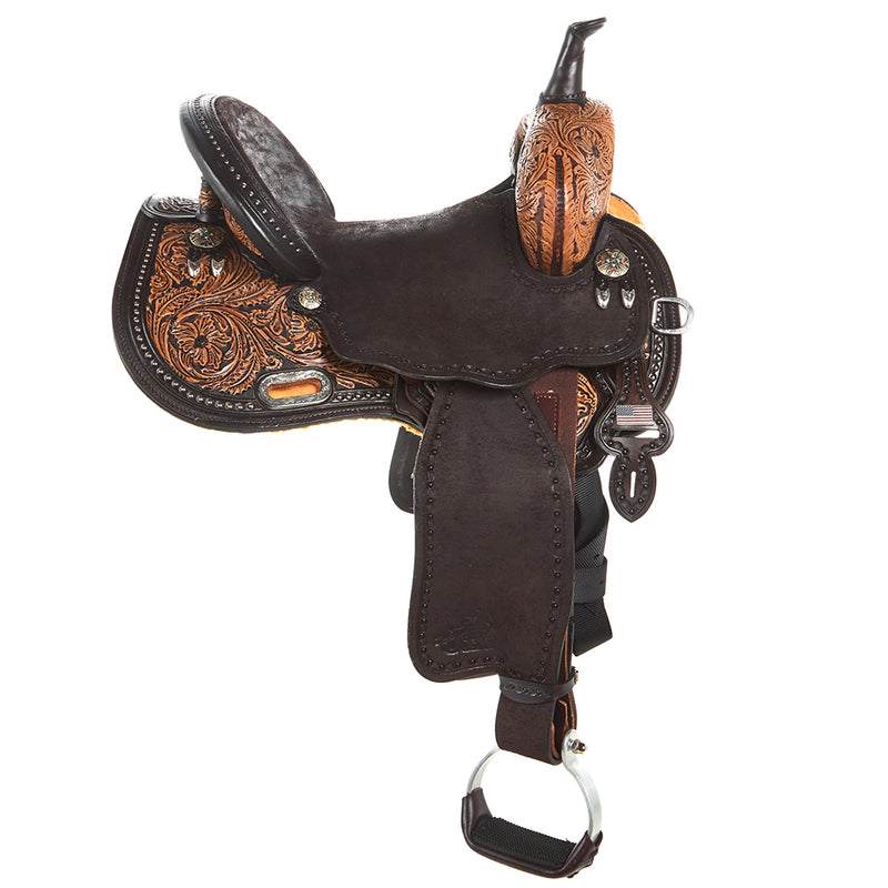 Circle Y Saddlery Martha Josey Ultimate Cash 14 Inch Regular Tree Barrel Racing Saddle