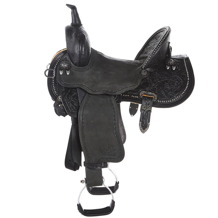 Circle Y Saddlery Ultimate Cash 14.5in Regular Tree Barrel Racing Saddle