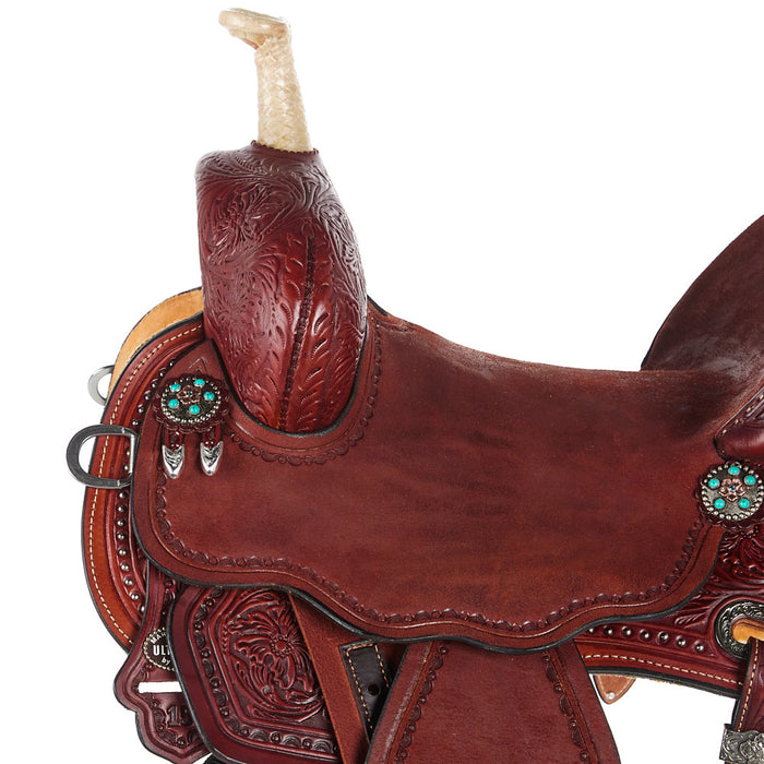 Circle Y Saddlery Ultimate Cash Chestnut 15 Inch Barrel Saddle