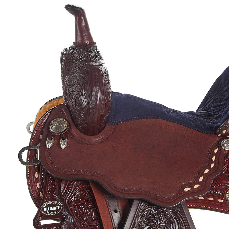 Circle Y Saddlery Martha Josey Ultimate Cash 14 1/2 Inch Barrel Racing Saddle