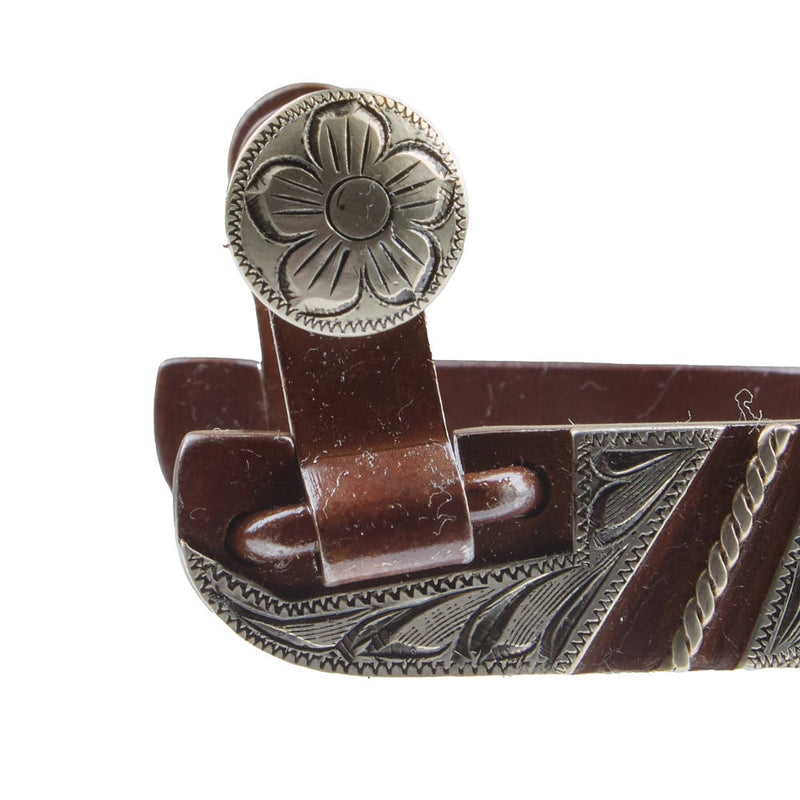 NRS Tyler Ladies Antique Striped Rock Grinder Spurs