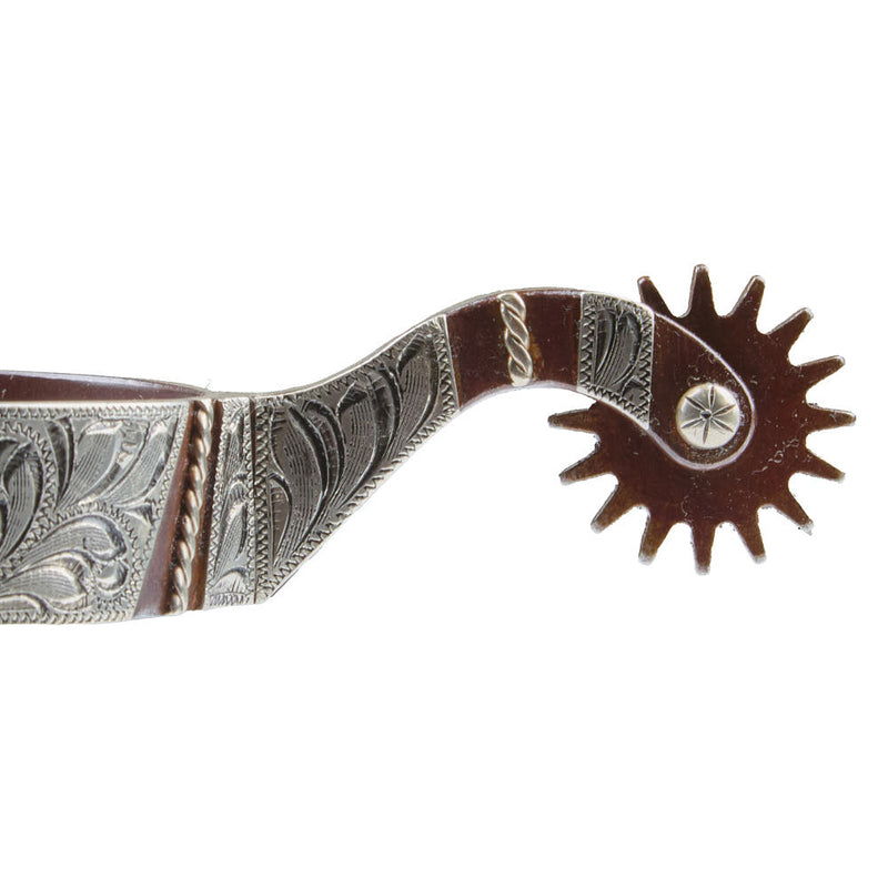 NRS Tyler Ladies Antique Striped Rock Grinder Spurs