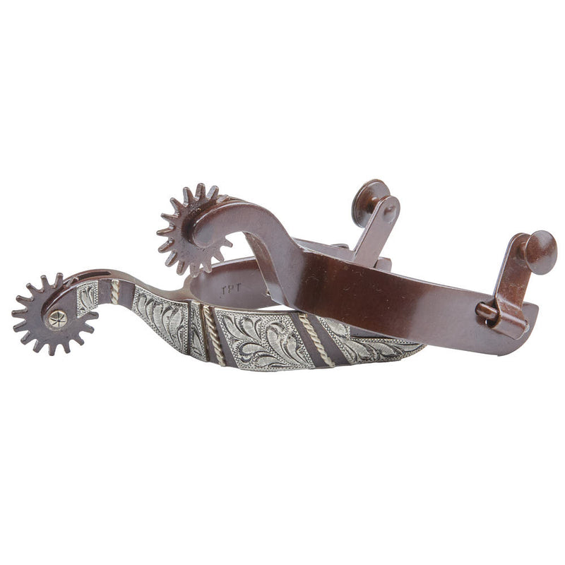 NRS Tyler Ladies Antique Striped Rock Grinder Spurs