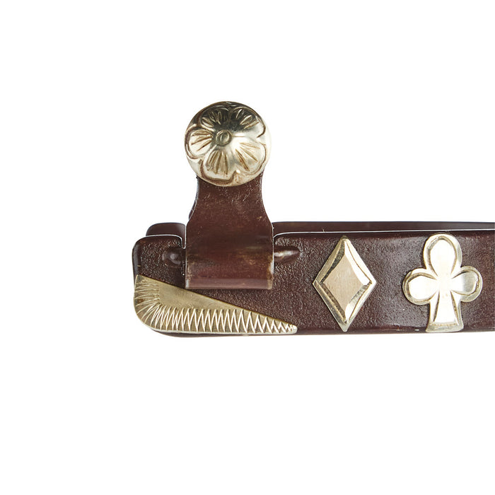 NRS Men's Antique Card Suite Spurs