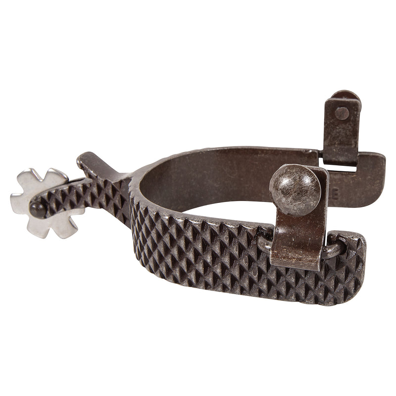 Classic Rasp Spurs 1 Inch Band with Chap Guard