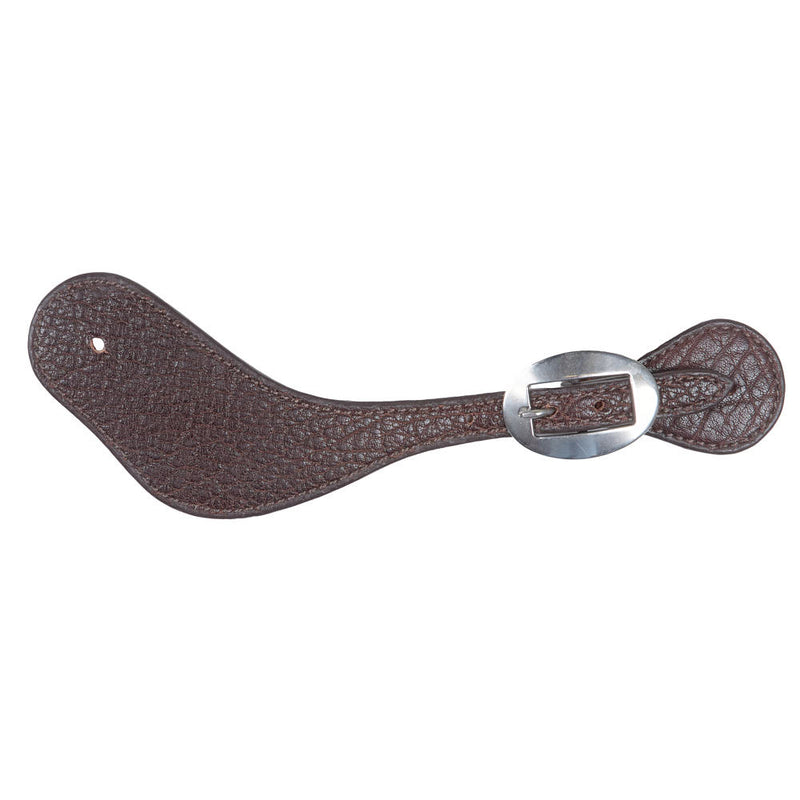 NRS Men`s Exotic Leather Spur Strap with Stainless Steel Buckles