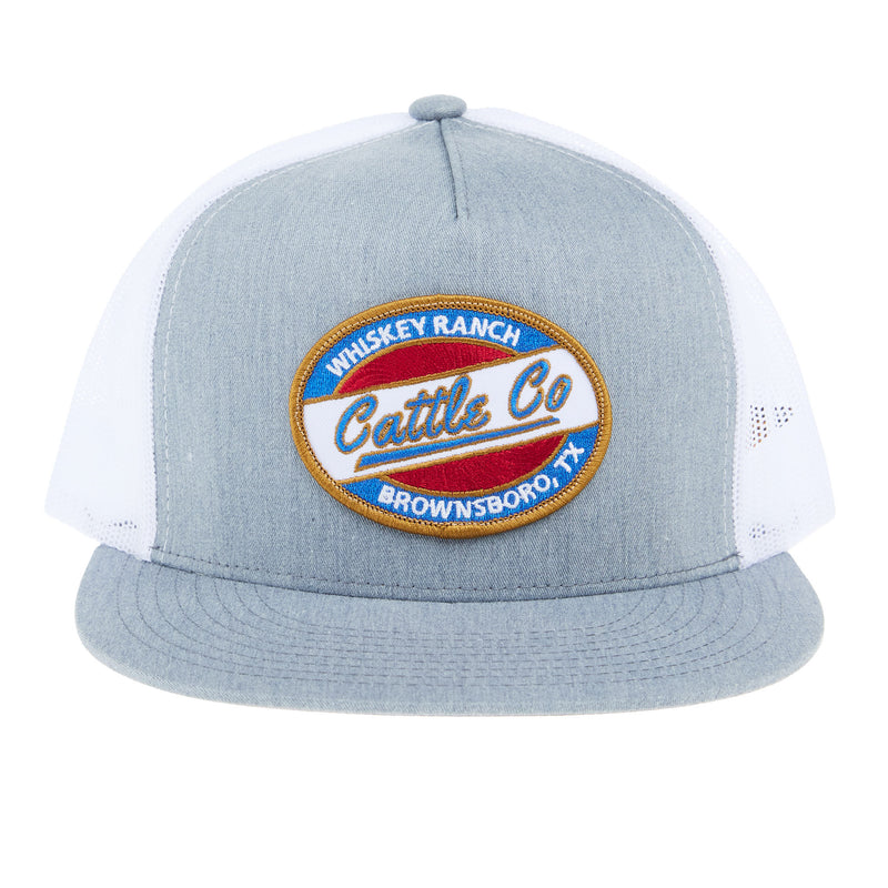 Whiskey Bent Hat Co Mens Bent Grey Spur Cap