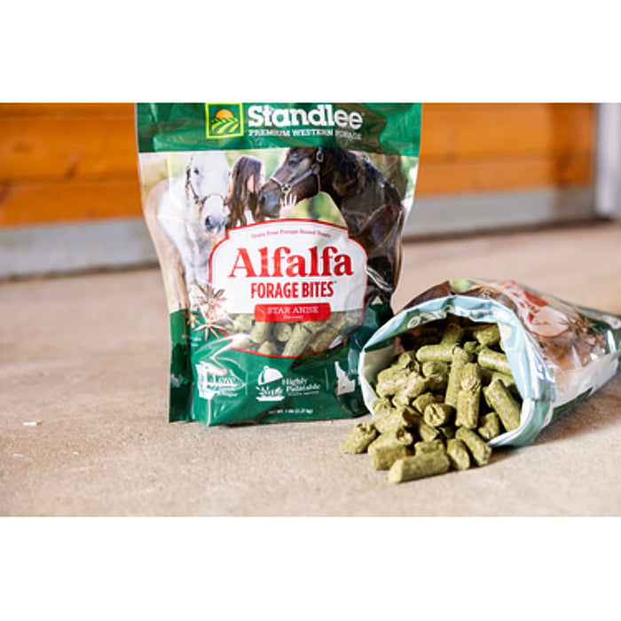 Standlee Premium Products Alfalfa Forage Bites Star Anise Horse Treat