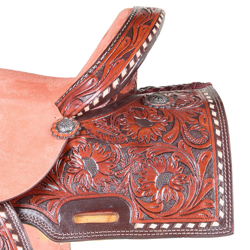 Tough 1 Silver Royal Youth Autry Barrel Saddle