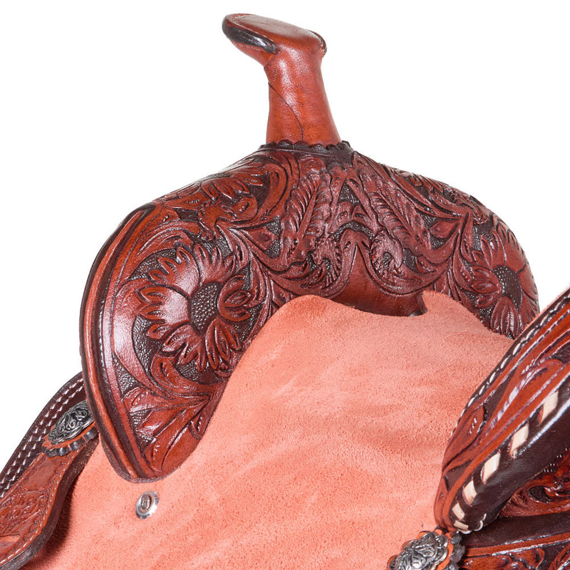 Tough 1 Silver Royal Youth Autry Barrel Saddle