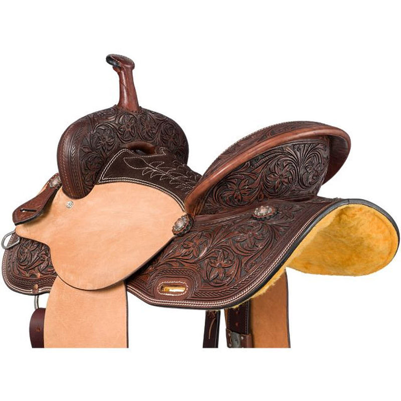 Tough 1 Dark Oil Austin 12in Youth Barrel Saddle