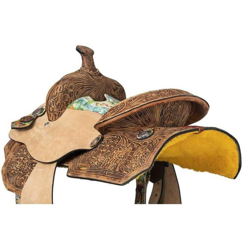 Tough 1 Cactus 10in Youth Barrel Saddle
