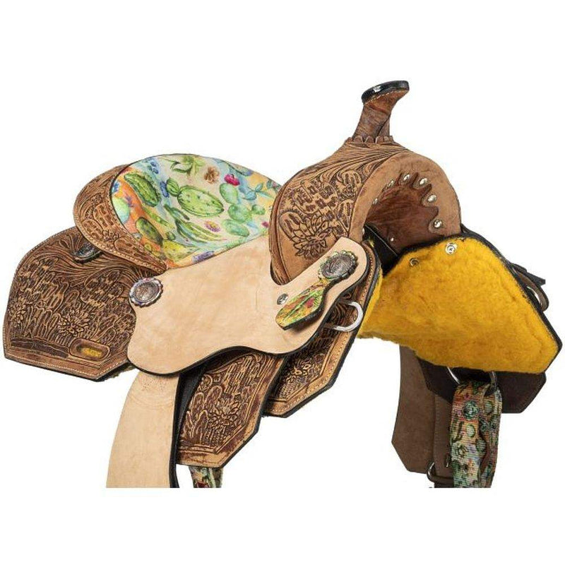Tough 1 Cactus 10in Youth Barrel Saddle