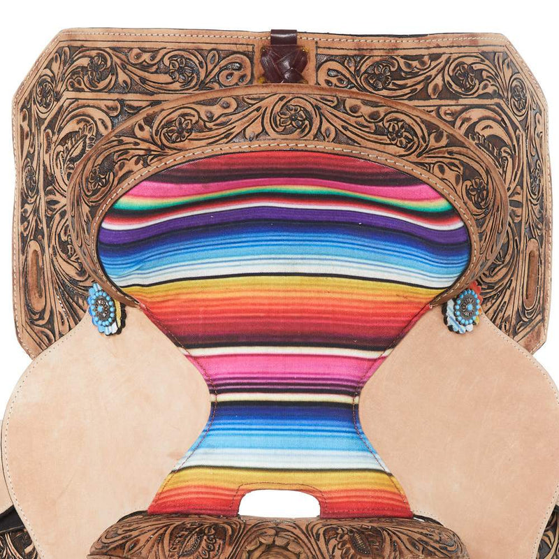 Tough 1 12` Serape Print Saddle (Side to side)